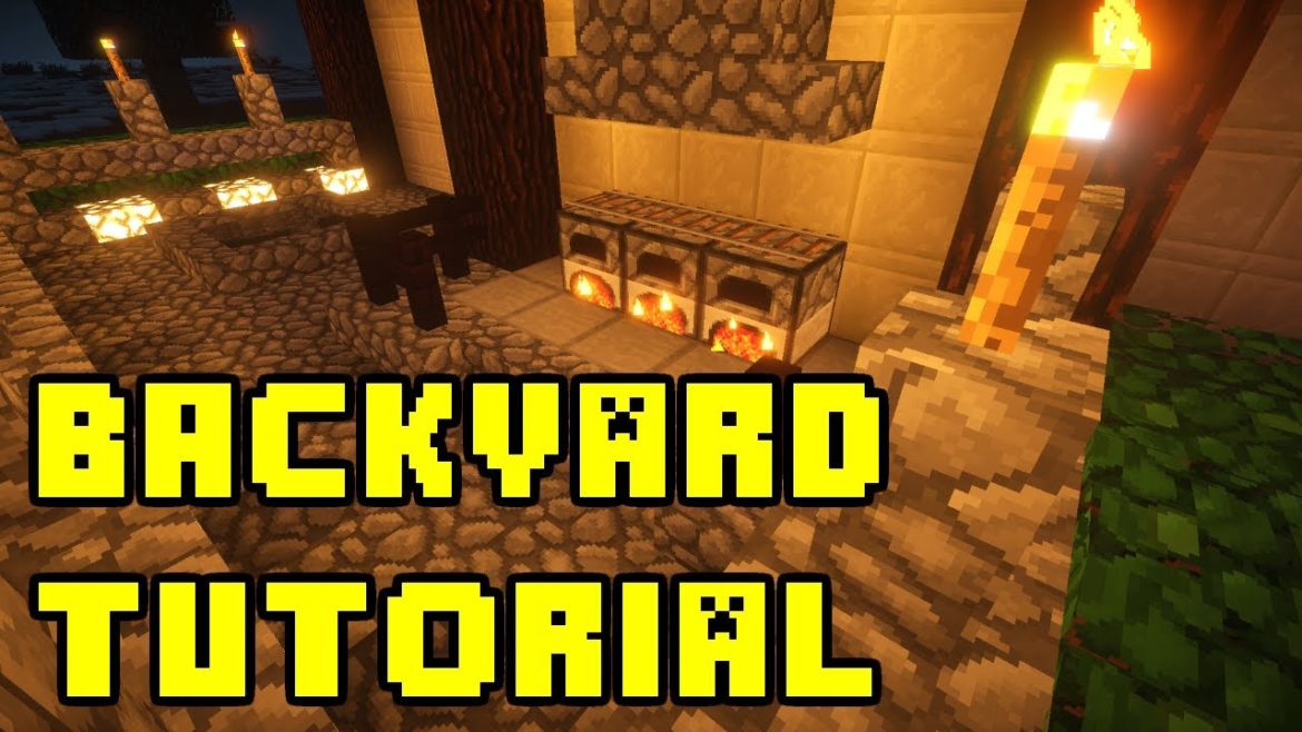 Minecraft: Backyard Design Ideas Landscaping Tutorial Xbox/PE/PS3/PC