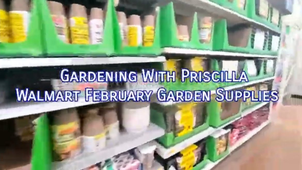 Gardening With Priscilla Walmart February Garden Supplies