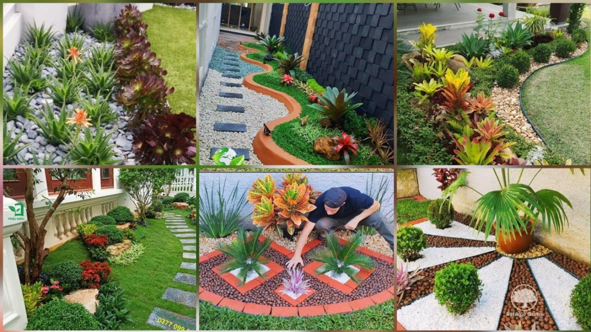 Front Yard Garden Landscaping Ideas 2023 | Backyard Patio Design | Modern House Exterior Design