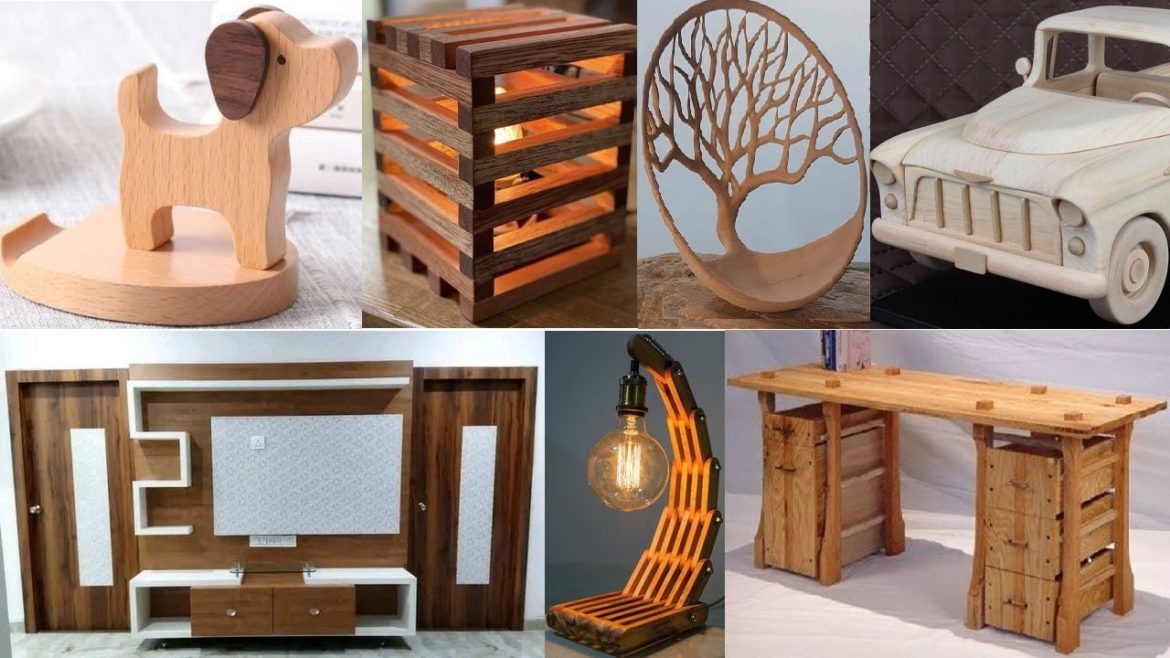 Wood furniture ideas and wooden decorative pieces ideas for home decor /Woodworking project ideas