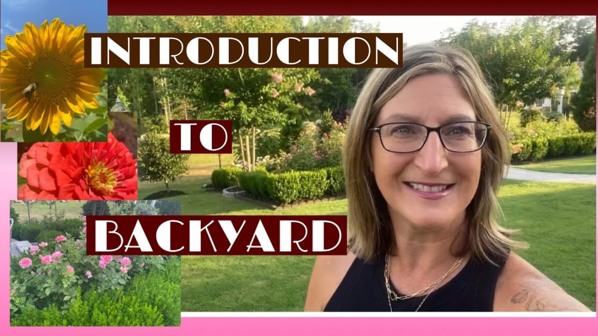 Simple Introduction to our Backyard Gardens: Small Backyard tour 2022: Backyard Garden Inspiration.