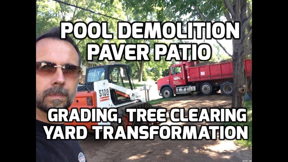 BackYard Patio Landscape Design & Pool Removal in Edina Mn