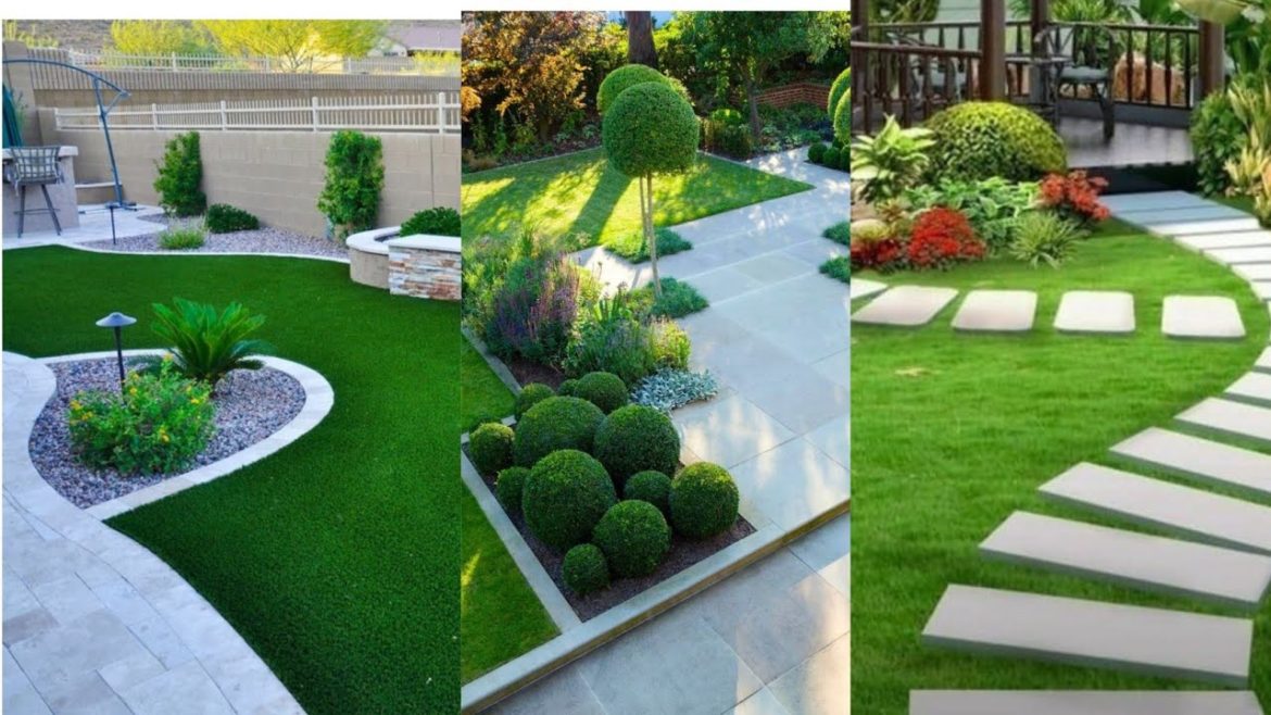 Modern landscape ideas 2021 | Latest landscape designs | Front yard garden | Backyard landscaping