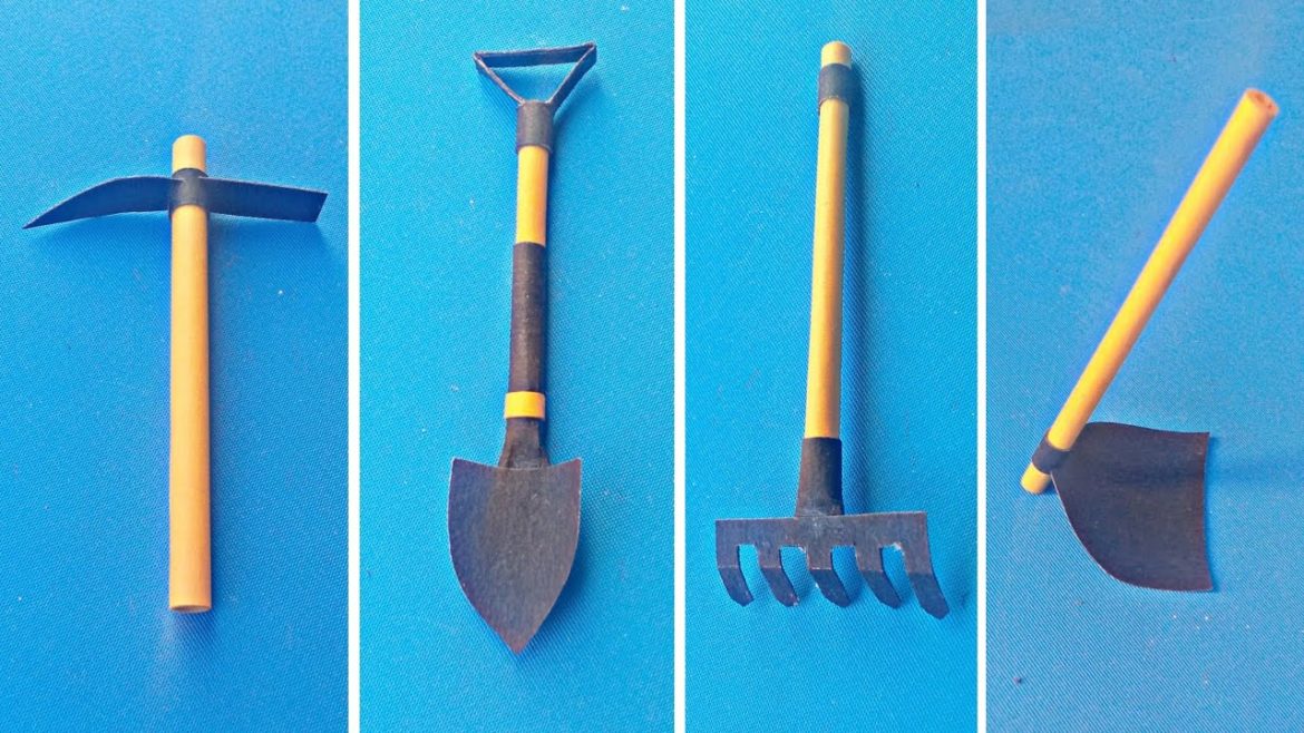 Paper Mini Gardening Tools | Paper Spade | Paper Rake | Paper PickAxe | Paper Shovel Paper Mini Gardening Tools | Paper Spade | Paper Rake | Paper PickAxe | Paper Shovel