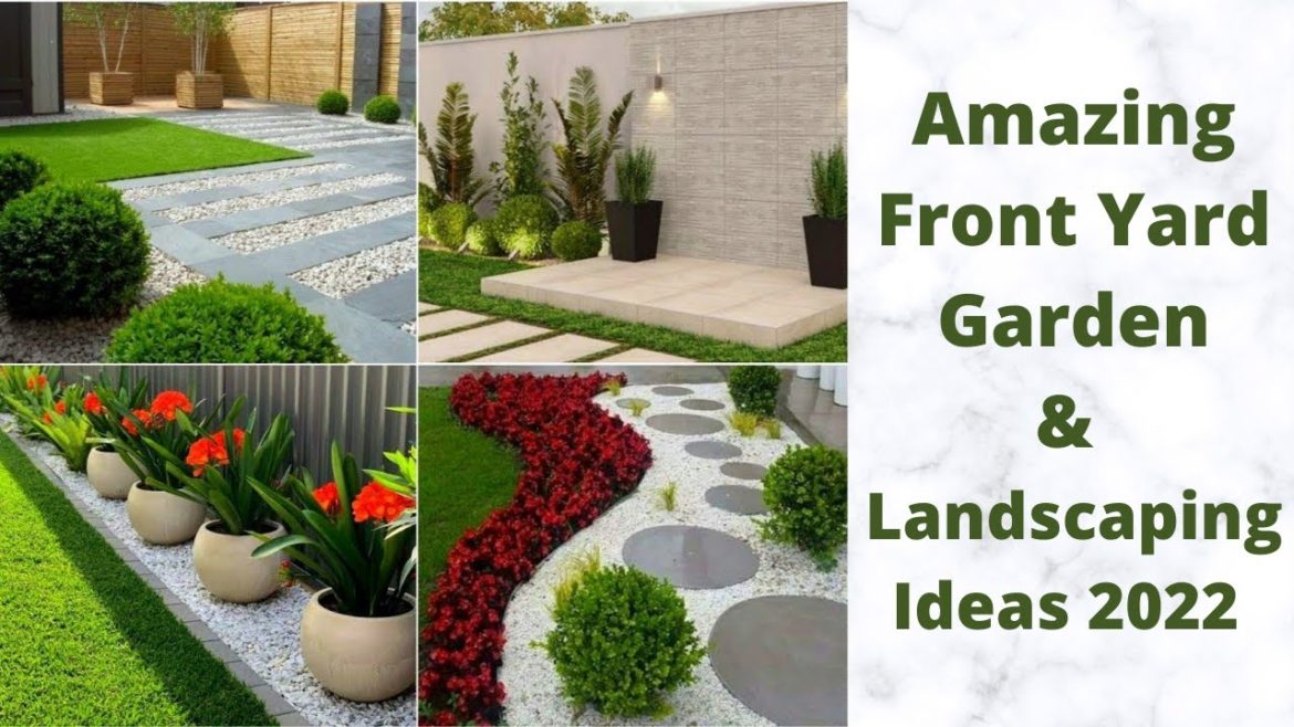 Amazing Front Yard Garden Landscaping Ideas 2022 | Beautiful Modern Front Yard Garden Idea