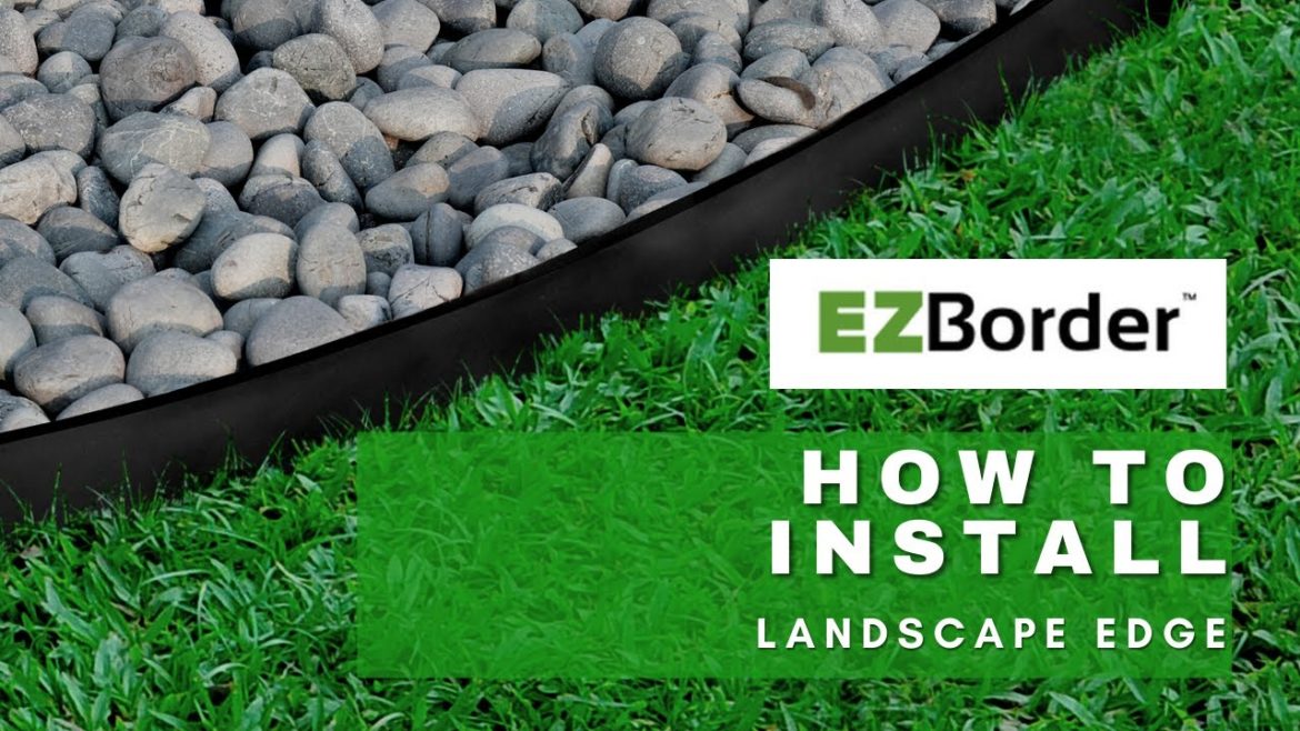 How To Install EZBorder Landscape Edge for mulch separation | Garden ideas How To Install EZBorder Landscape Edge for mulch separation | Garden ideas