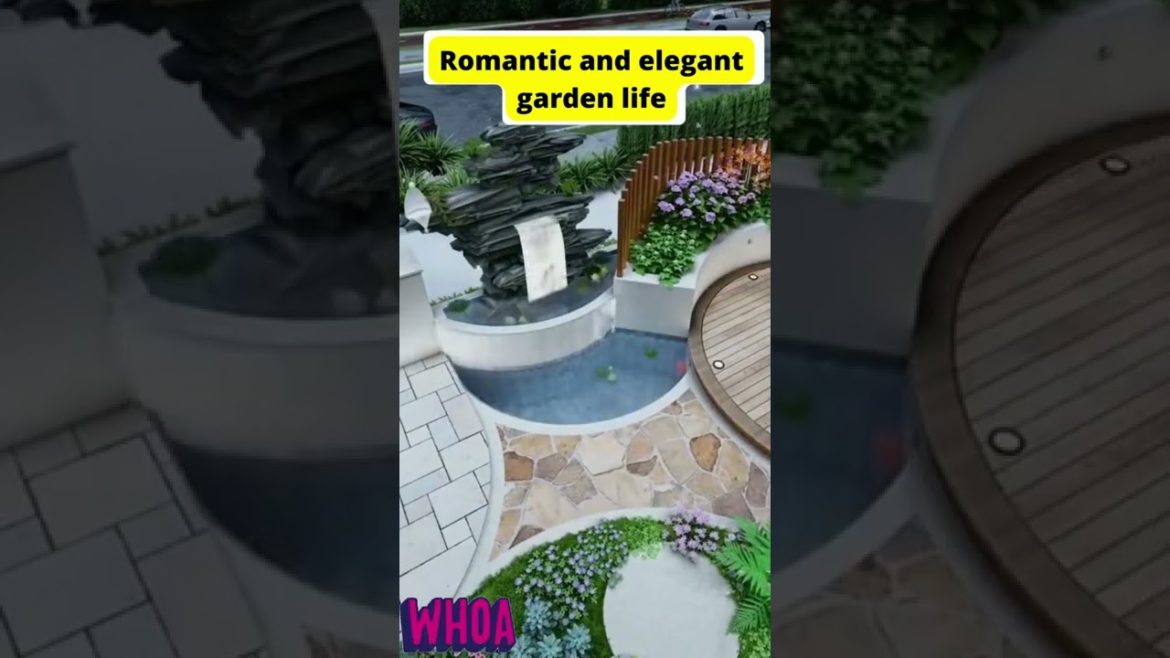 How to make Romantic and elegant garden #shorts #garden design #courtyardlife #courtyard design How to make Romantic and elegant garden #shorts #garden design #courtyardlife #courtyard design