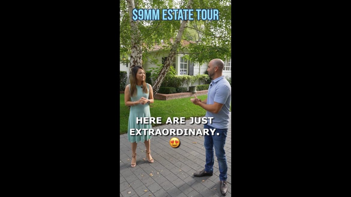 $9MM Estate Tour - Front Yard Garden - Landscaping