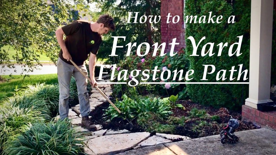 How to make a Front Yard FLAGSTONE PATHWAY How to make a Front Yard FLAGSTONE PATHWAY
