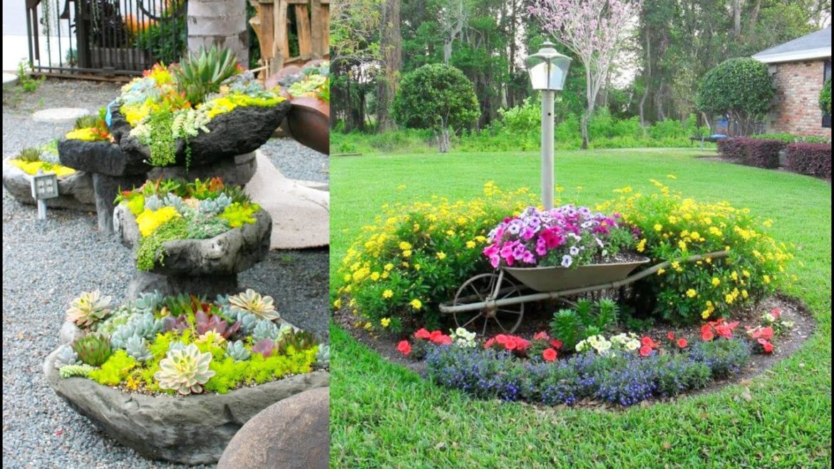 245 Garden Design and Flower Decoration Ideas 2021 - Creative Backyard and Landscape #21