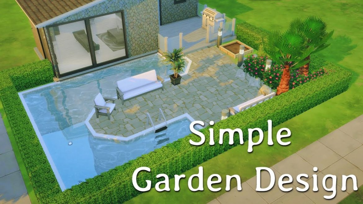 Simple Garden Design | The Sims 4