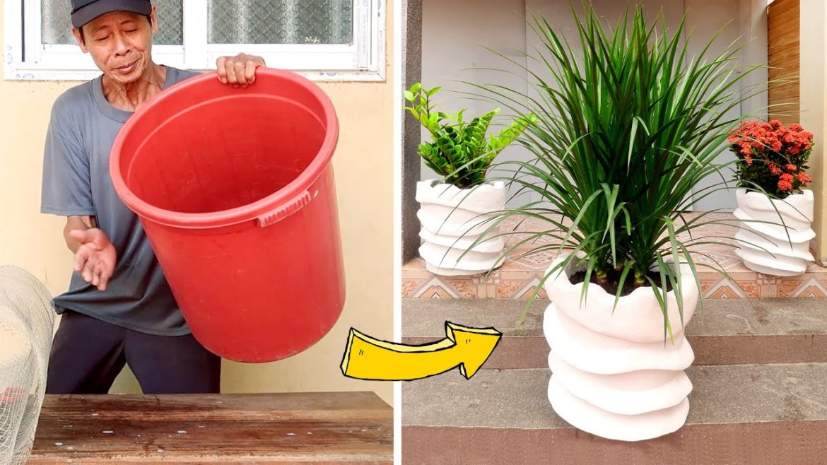 Casting Beautiful Flower Pots from Cement for Your Patio and Front Yard Garden Casting Beautiful Flower Pots from Cement for Your Patio and Front Yard Garden