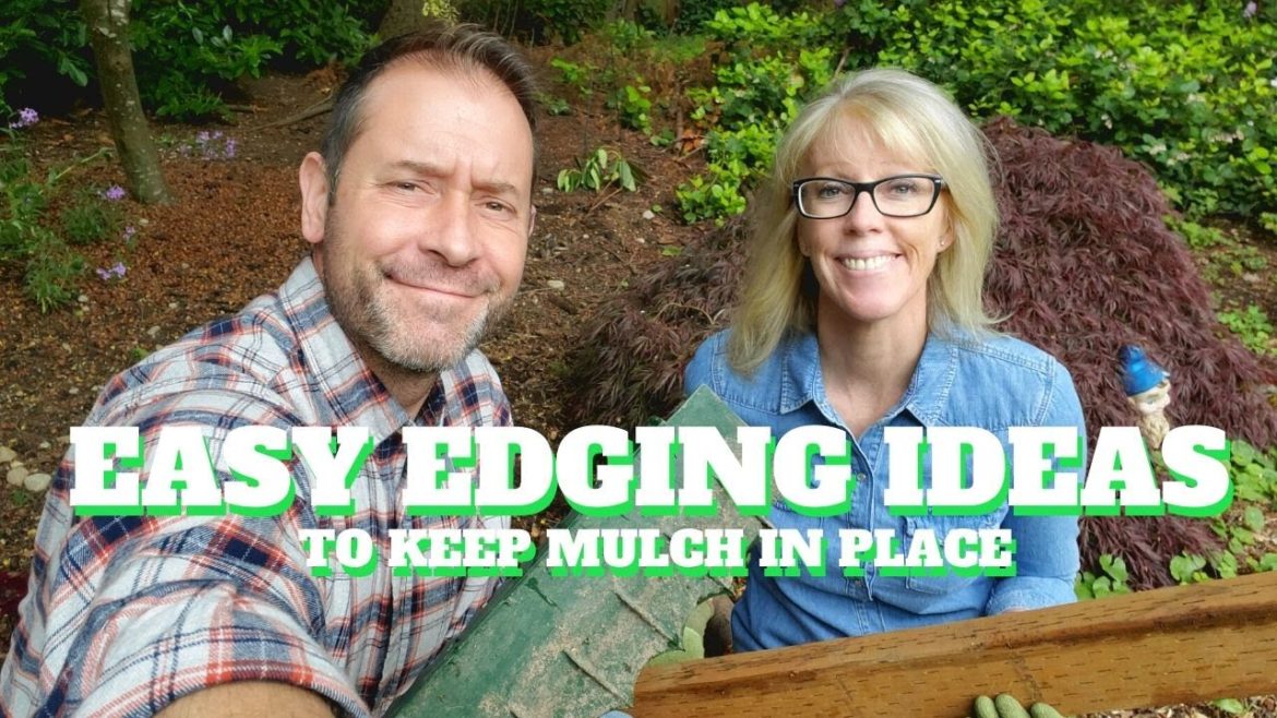 🌿 5 Easy Edging Ideas to Keep Mulch in Place 🌿