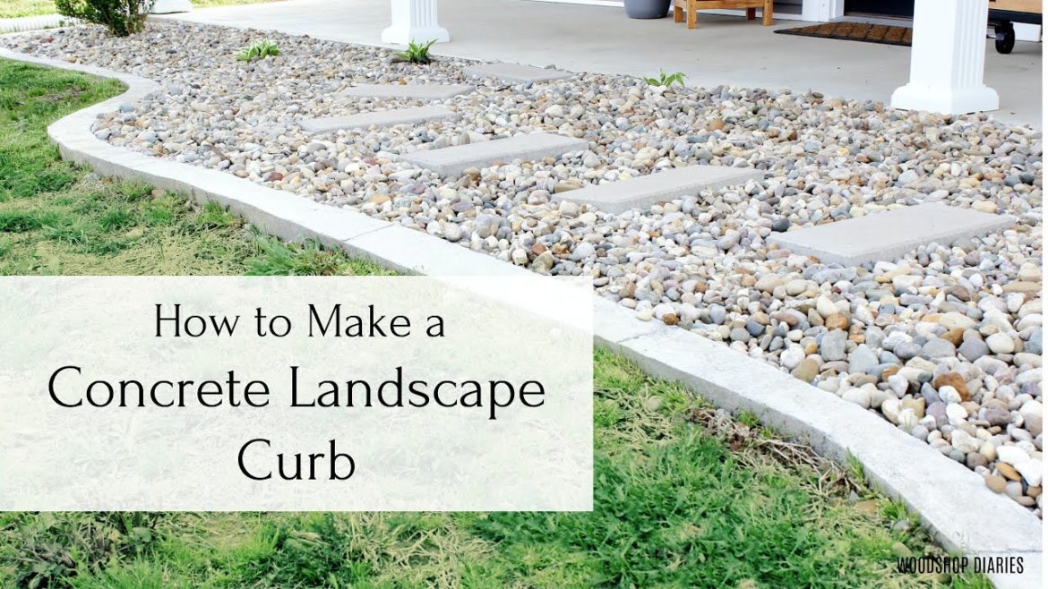 How to Make a Concrete Landscape Curb