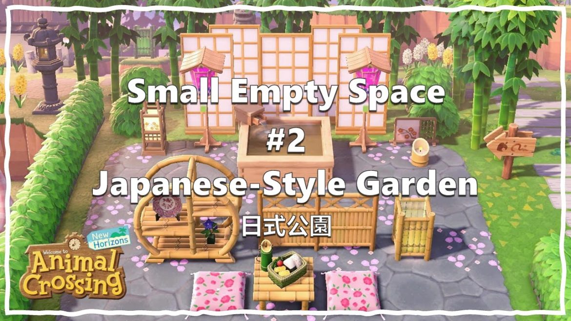 Japanese-Style Garden | Small Empty Space #2 | Island Design Ideas | ACNH [Speed Build]