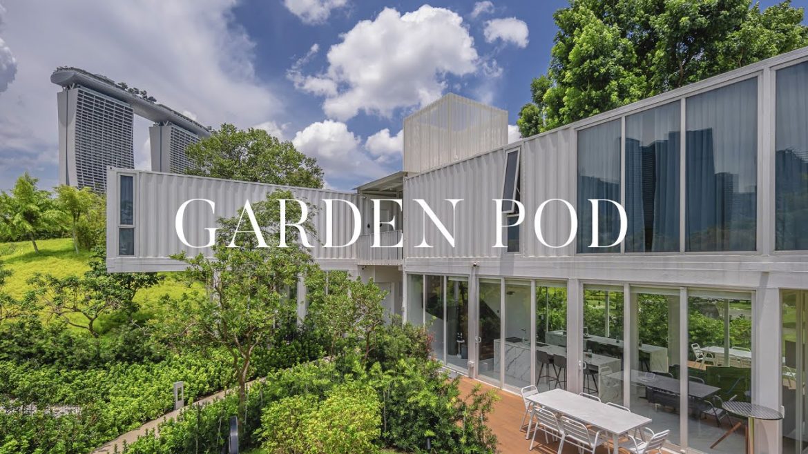 Inside a Biophilic Shipping Container Hotel | Garden Pod at Gardens by the Bay Singapore