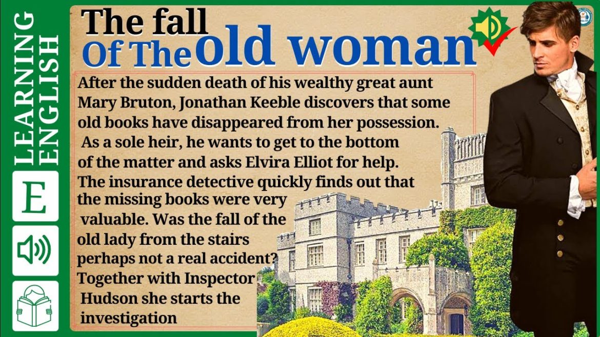 learn English through story  level 3 🍁  old woman   | WooEnglish