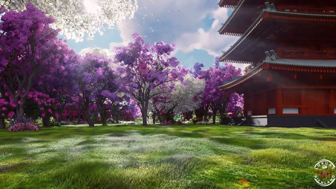 Positive Vibe | Deep Relaxation With Japanese Garden Landscape | Relaxing Calm  Music For Deep Sleep