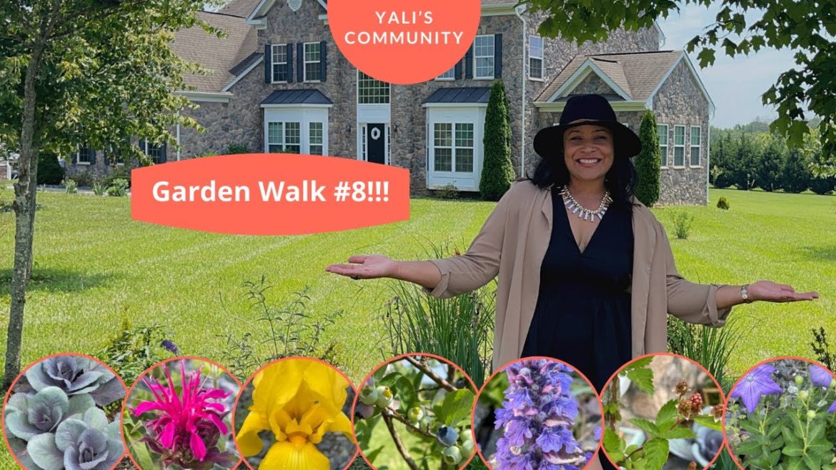 Garden Walk with Plant Names (Edible Landscaping, Flowers, Permaculture) // Yali’s Community