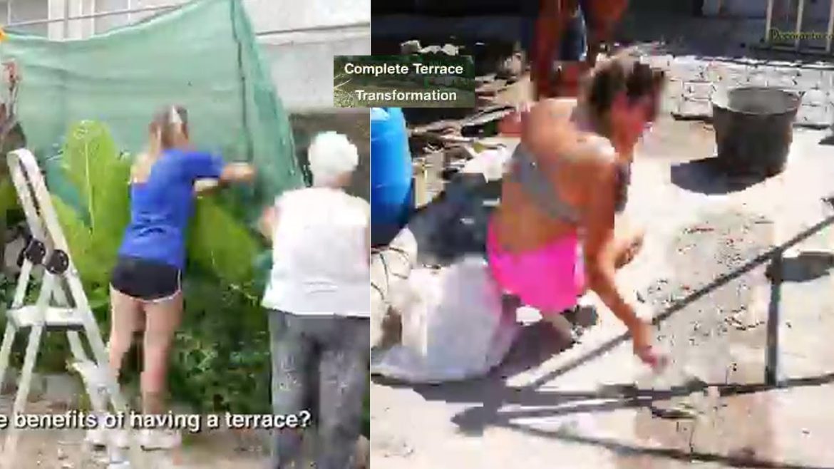 DIY complete terrace transformation | Terrace Makeover | DIY Ideas | Small garden design#art