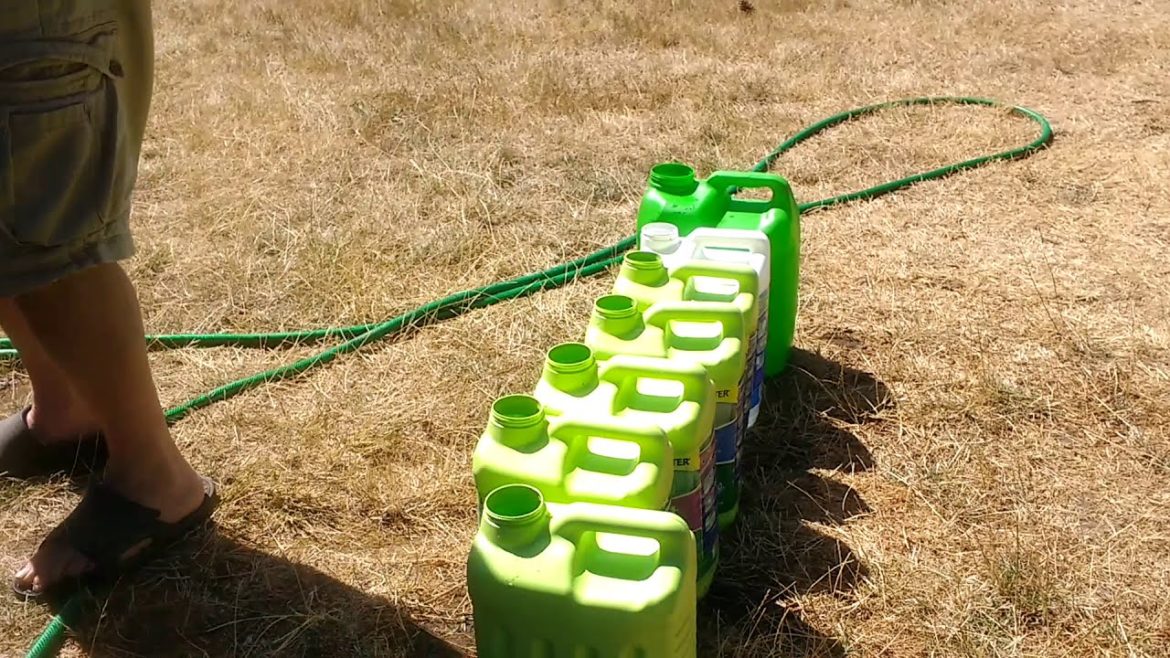 How to store a life saving supply of water. How to store a life saving supply of water.