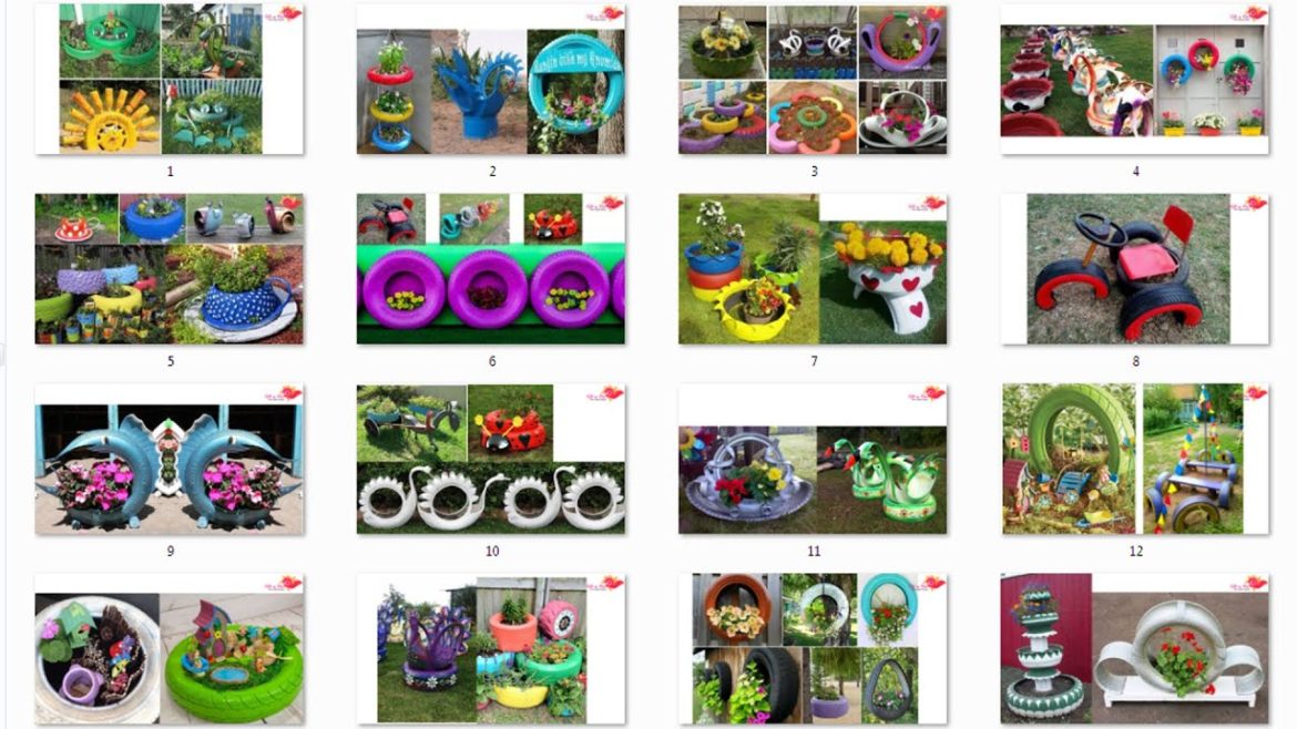 Top 100 Tyre Gardening Design Ideas