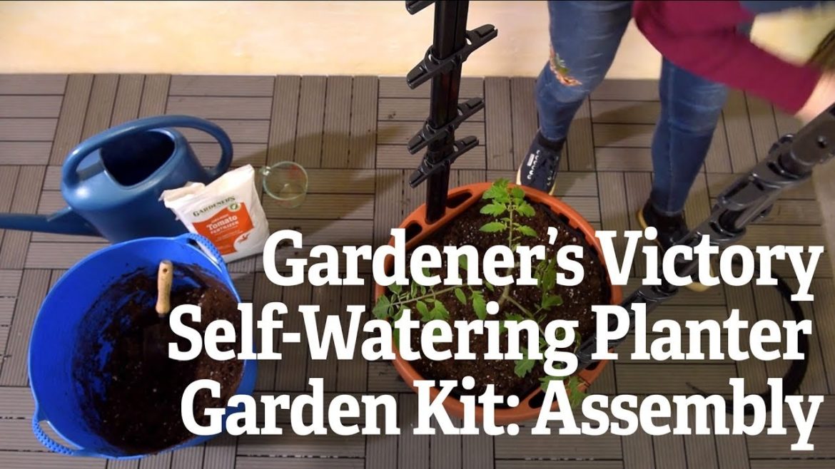 Gardener’s Victory Self-Watering Planter Garden Kit: Assembly