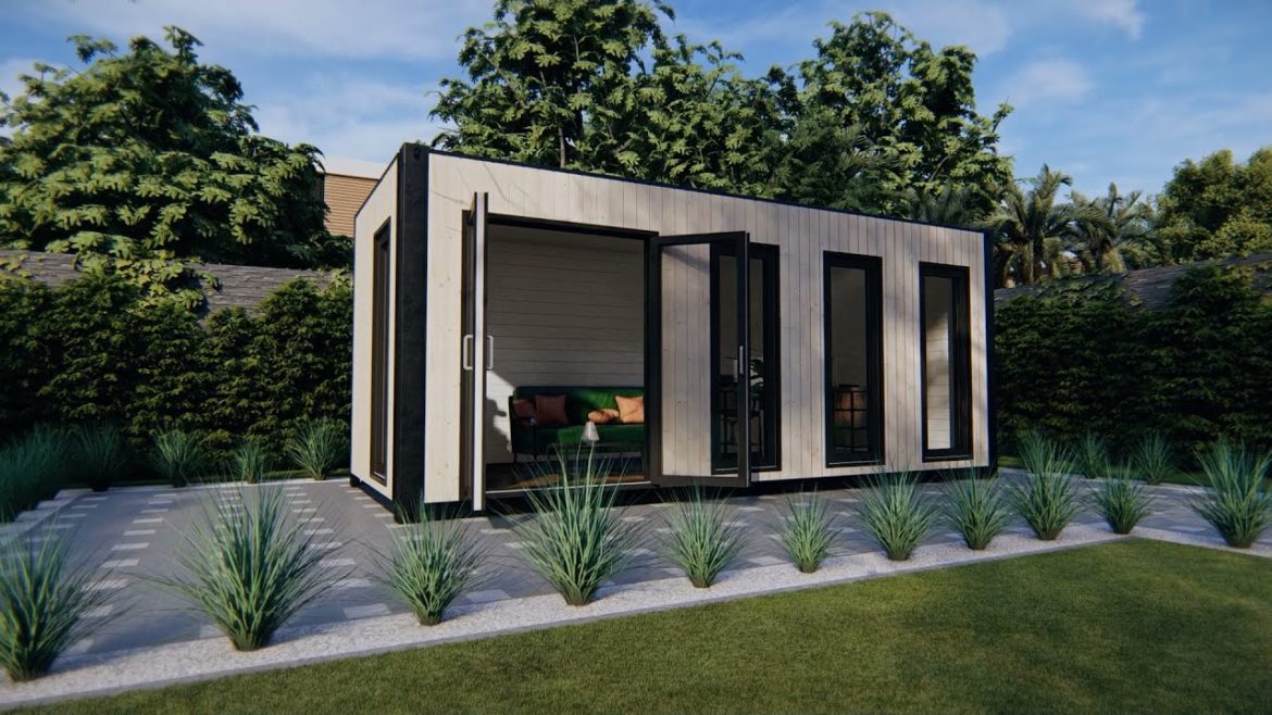 Container garden office V-1