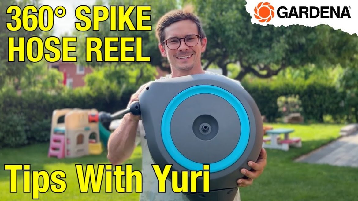 Gardening Tips with Yuri | Episode #3 | GARDENA Auto Retractable Hose Reel on a Metal Spike Gardening Tips with Yuri | Episode #3 | GARDENA Auto Retractable Hose Reel on a Metal Spike