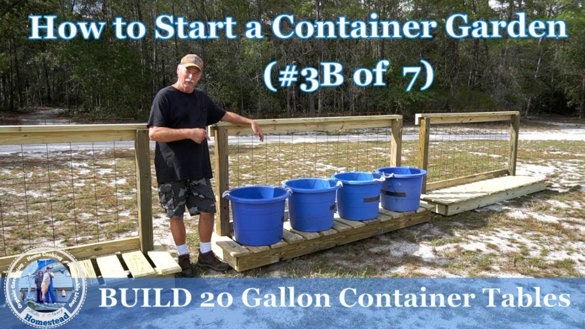 How to Start a Container Garden #3B BUILD 20 Gallon Potato Grow Table How to Start a Container Garden #3B BUILD 20 Gallon Potato Grow Table