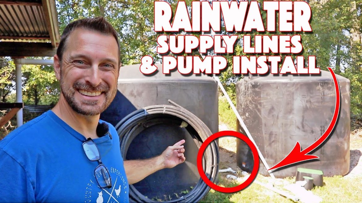 Rainwater Collection System! Installing Supply Lines & Jet Pump
