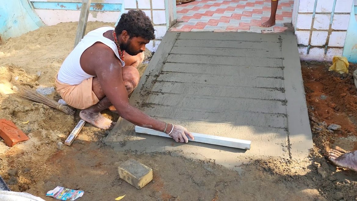 WOW! impressively Amazing Ramp Design-House Front design Strongest Ramp Making Using Cement Concrete WOW! impressively Amazing Ramp Design-House Front design Strongest Ramp Making Using Cement Concrete