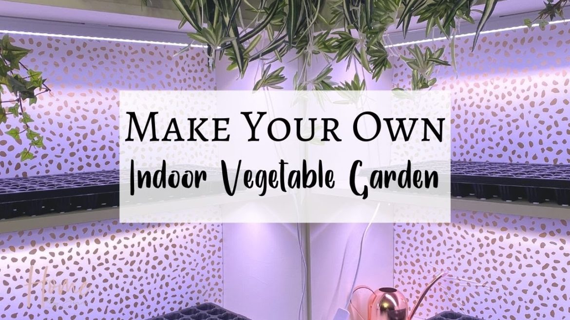 Budget Friendly DIY Indoor Vegetable Garden