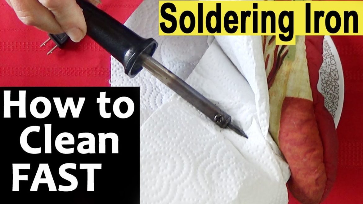 How to Clean Soldering Iron Tip : DIY Craft Projects, Container Gardening Holes, Hummingbird Feeder
