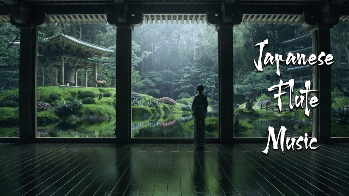 Japanese Relaxing Music Zen Garden -  Japanese Flute Music For Soothing, Healing, Meditation