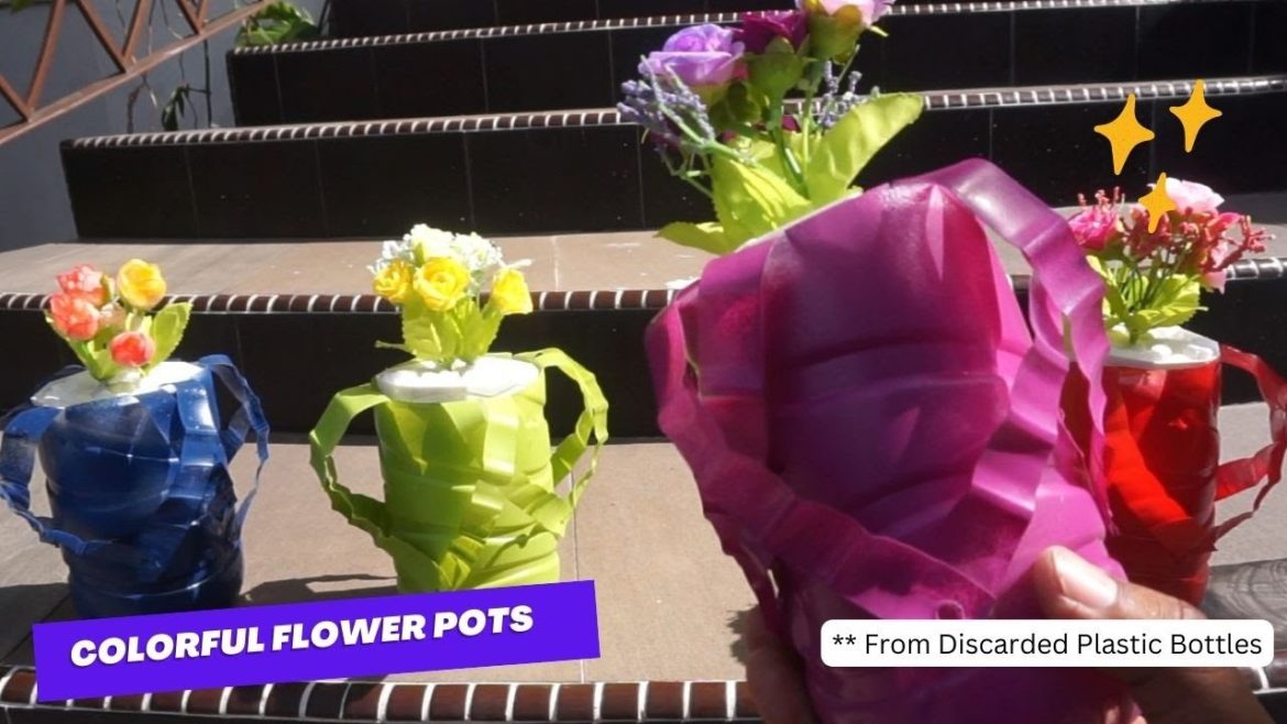 Plastic Bottles Recycle To Make Flower Pots For Garden – Creative Garden Ideas Plastic Bottles Recycle To Make Flower Pots For Garden - Creative Garden Ideas