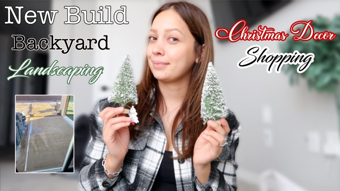 New Build Backyard Landscaping| Come Shop With Me! New Build Backyard Landscaping| Come Shop With Me!