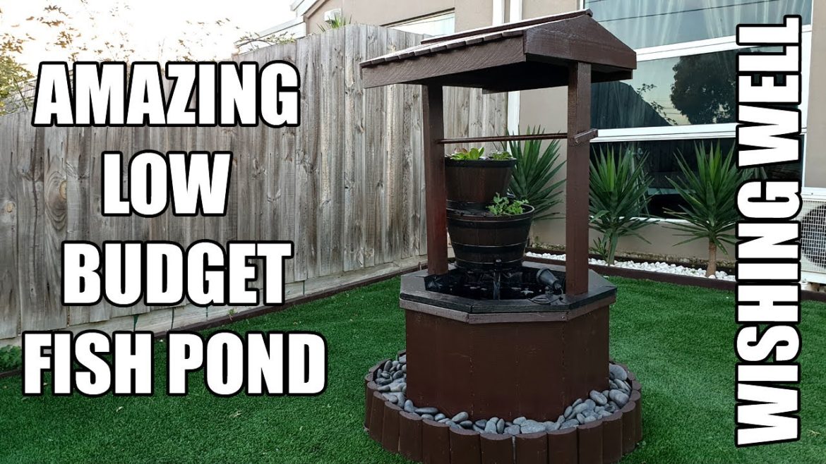 DIY Fish Pond | Mini Backyard Garden Pond DIY