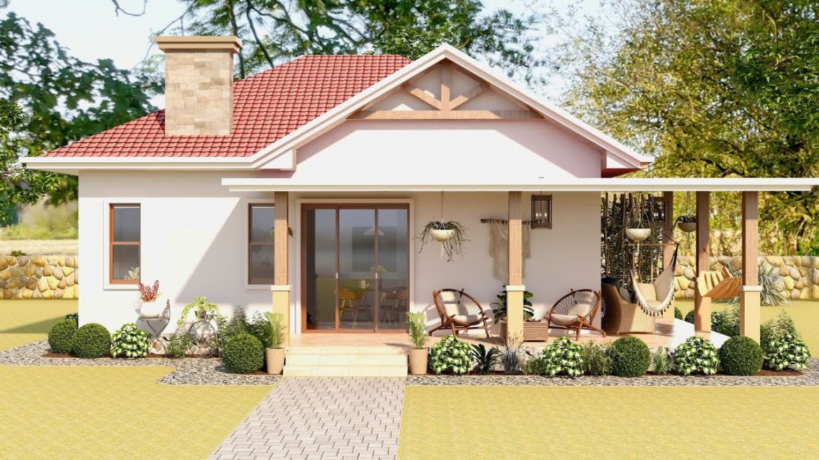 Most Beautiful Small House Design With Floor Plan ! Simple Life -Cottage