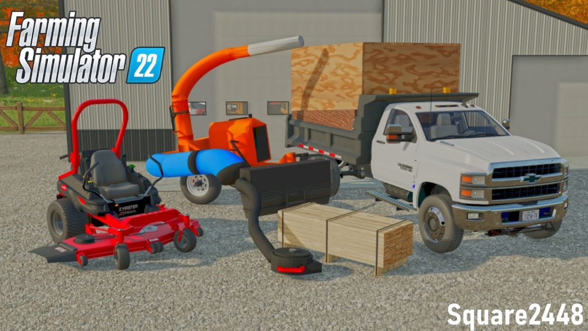 Preparing For Fall Leaf Cleanups! | FS22 Landscaping Preparing For Fall Leaf Cleanups! | FS22 Landscaping