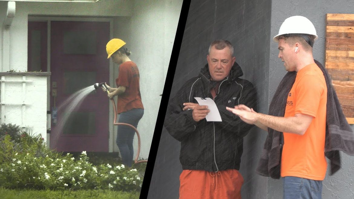 Watering People's Grass in a Hurricane! Watering People's Grass in a Hurricane!