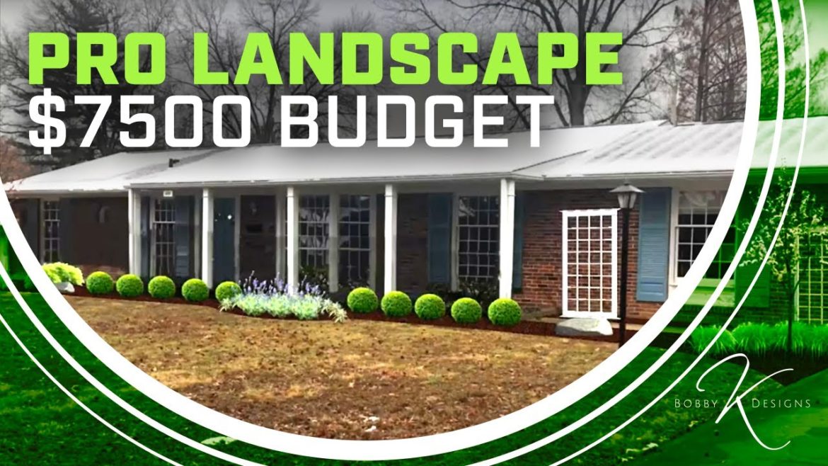 How to Landscape a Front Yard with $7,500 TOTAL BUDGET!