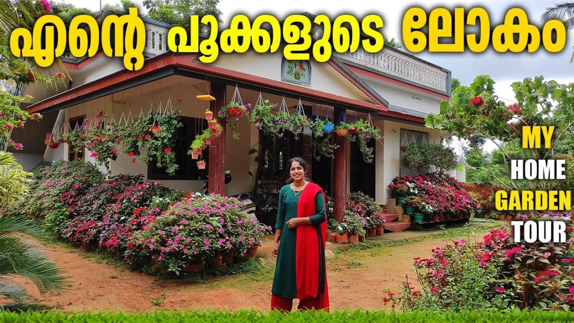 ഇതുപോലെ ഒരു പുന്തോട്ടം നിങ്ങൾക്കും നിർമിക്കാം |My Home Garden Tour