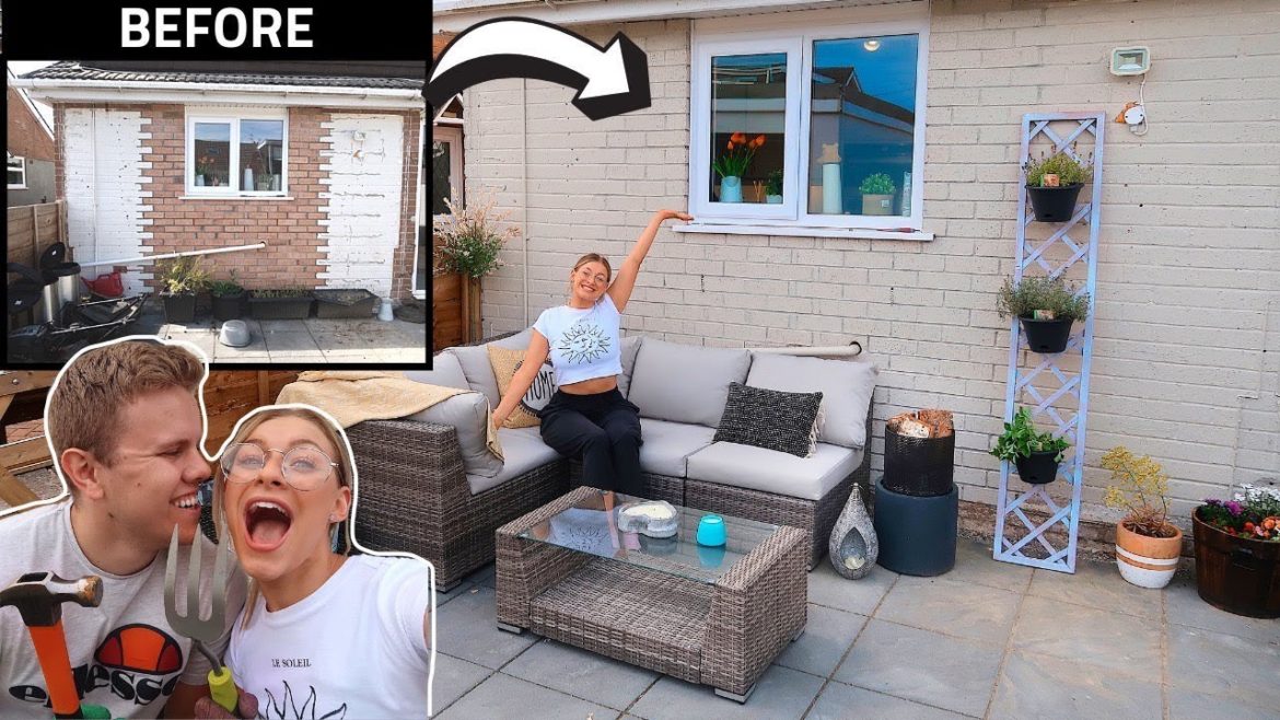 TRANSFORMING OUR BACKYARD/GARDEN... *this was so hard!!!!*