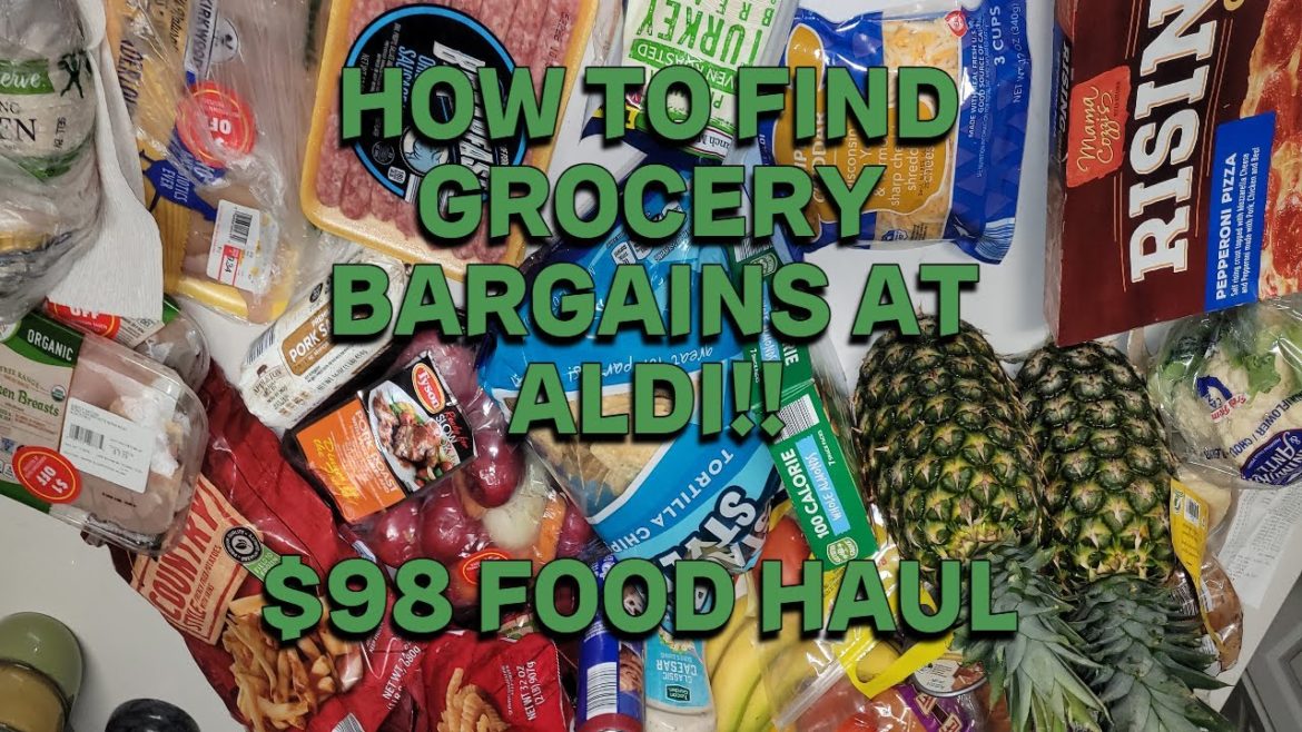 ALDI $98 GROCERY HAUL..RED TAG DISCOUNTS LET ME BE GREAT!!  #aldi #aldihauls
