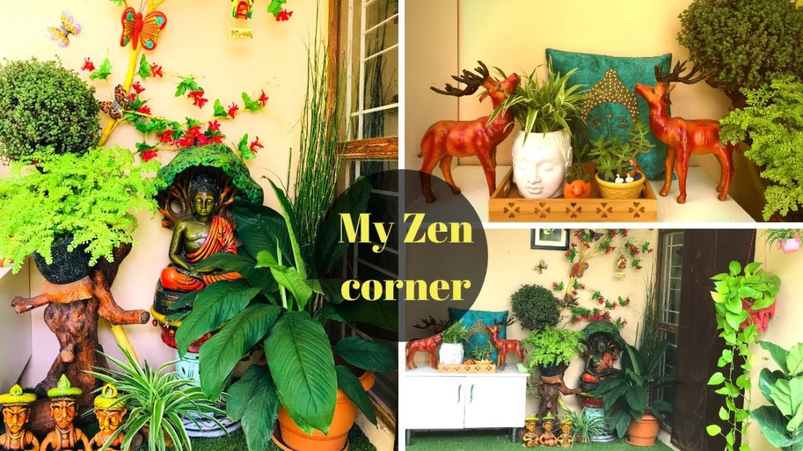 Home Entrance make over | How to make Zen corner in your Balcony | My Zen corner