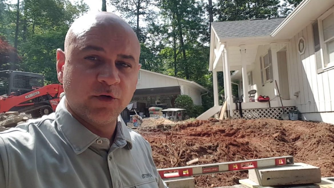 How to build a natural Stack Stone Retaining Wall 🏗 Amazing Backyard Landscaping Ideas!