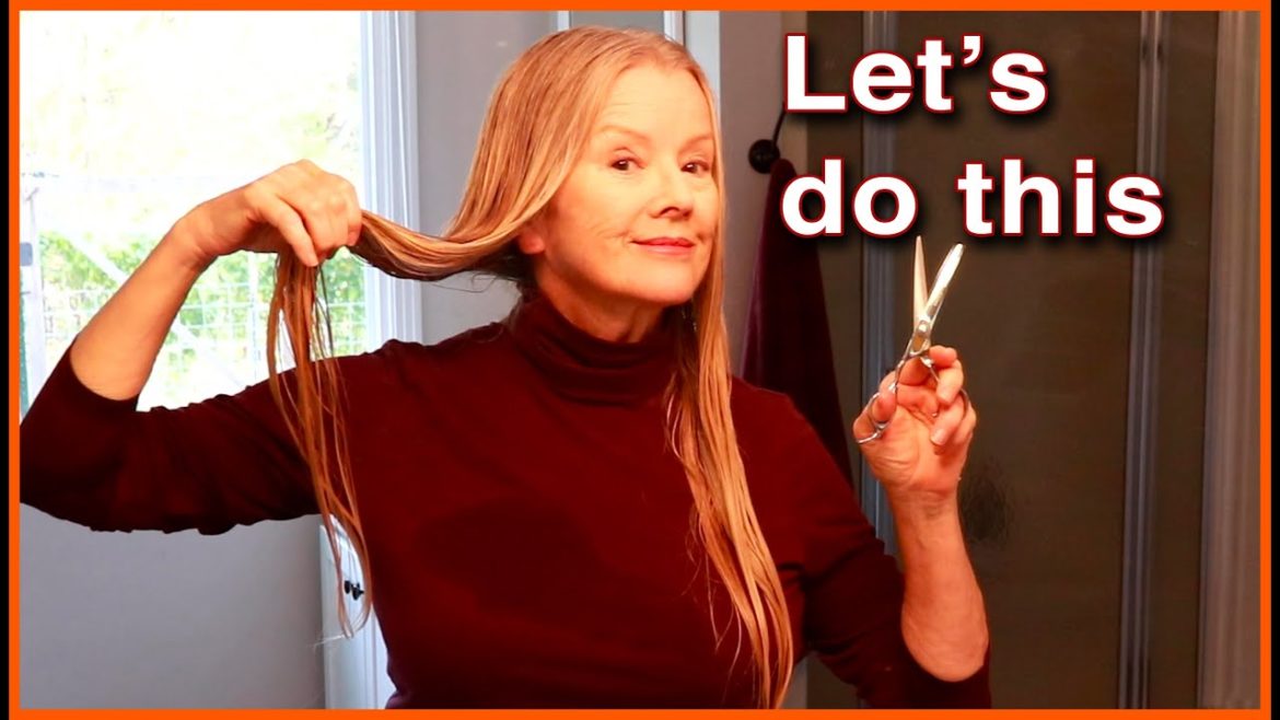 Two EASY ways to CUT LONG HAIR (plus name drop and my hair color!)