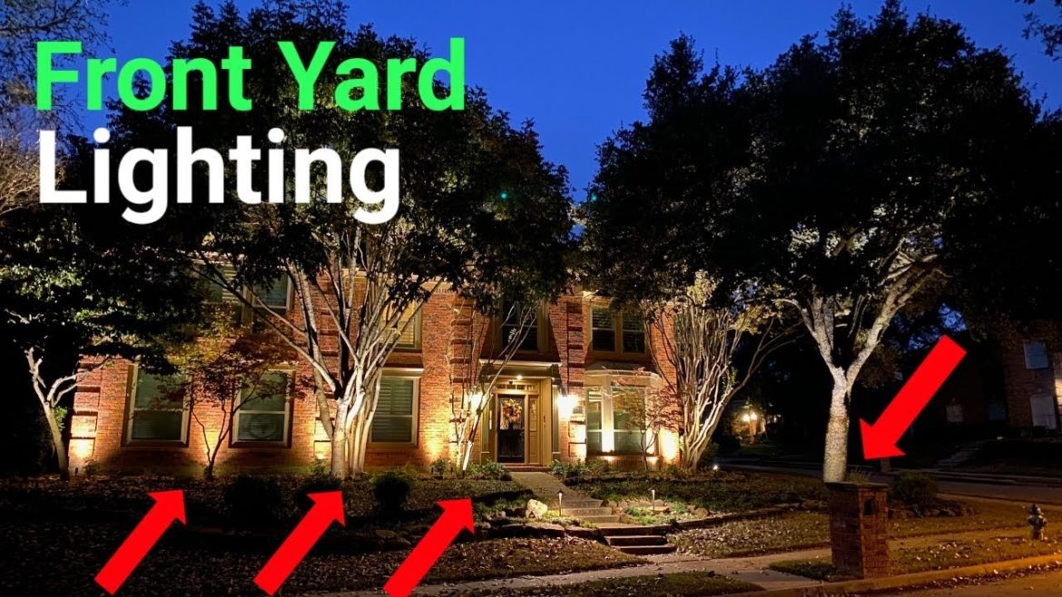 Front Yard Landscape Lighting Installation Guide | AND Sprinkler Pipe Repaired Front Yard Landscape Lighting Installation Guide | AND Sprinkler Pipe Repaired