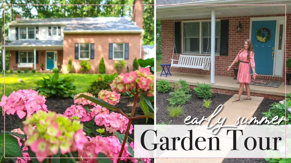 Early Summer Flower Garden Tour June 2021 🏡 Front Yard Landscaping 🌳 Shade Garden Ideas